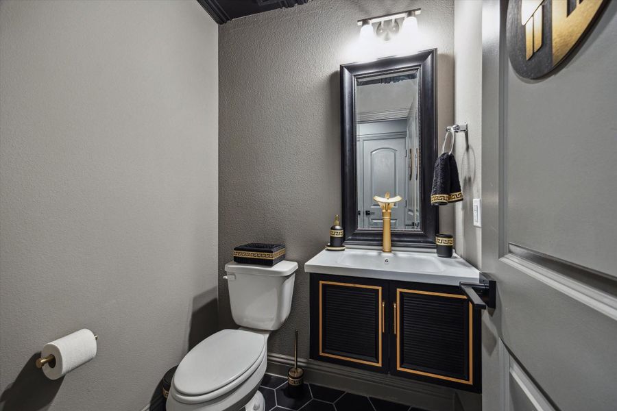 Half bathroom upstairs Half bathroom upstairs