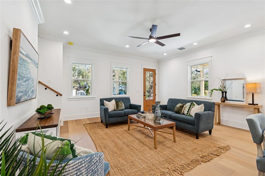 Furnished interior view inside a new home in , Tampa (Image 40). Furnished interior view inside a new home in , Tampa (Image 40).