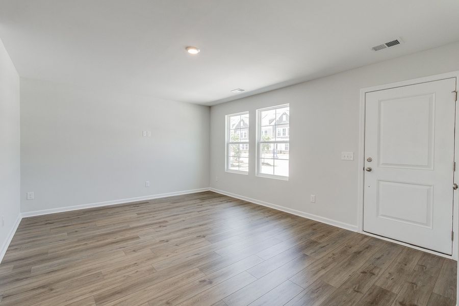 Spacious, unfurnished interior of a new home in Astoria, Columbia (Image 16). Spacious, unfurnished interior of a new home in Astoria, Columbia (Image 16).