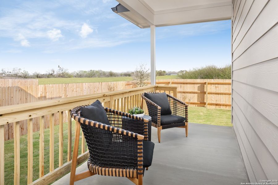 Exterior details and patio area of a home in Rhine Valley, Schertz (Image 3). Exterior details and patio area of a home in Rhine Valley, Schertz (Image 3).
