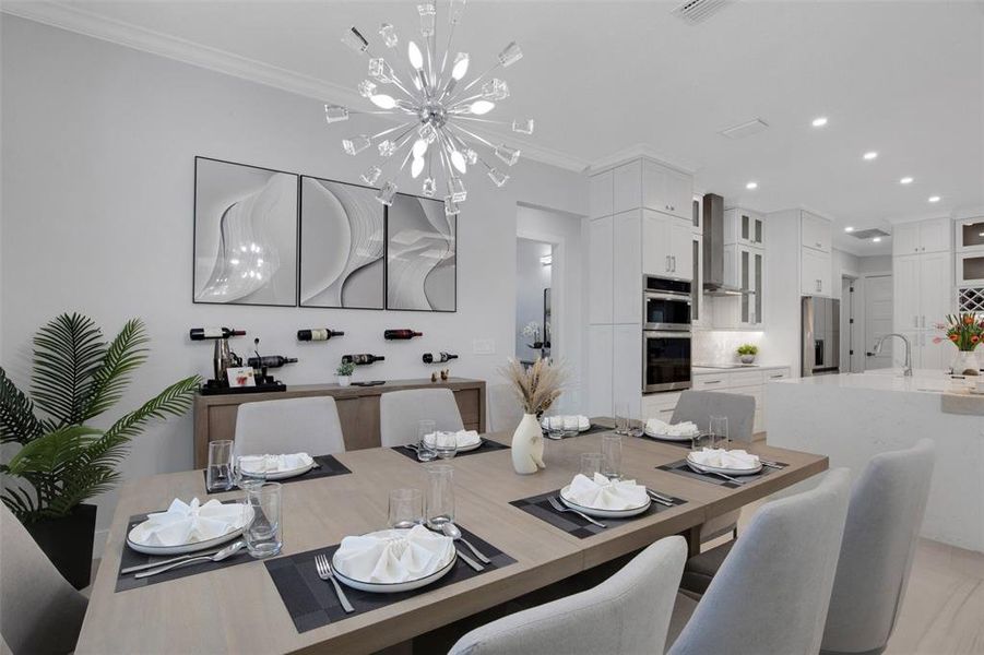 Furnished interior view inside a new home in , Nokomis (Image 16).