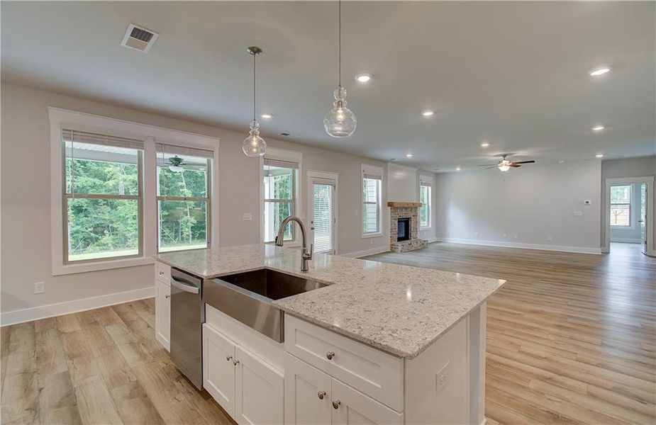 Furnished interior view inside a new home in , Senoia (Image 6). Furnished interior view inside a new home in , Senoia (Image 6).