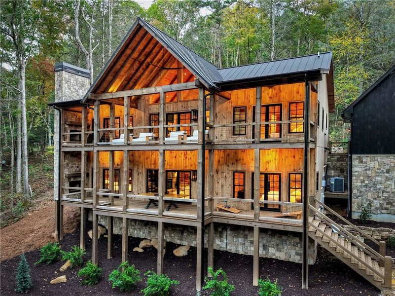 In-progress construction of a new home in , Blue Ridge, GA (Image 34). In-progress construction of a new home in , Blue Ridge, GA (Image 34).