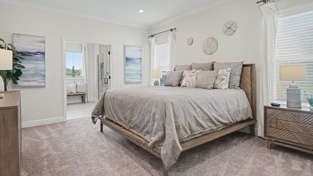Representative furnished interior of a home built from the Drexel by Maronda Homes in Labelle, Labelle (Image 59).