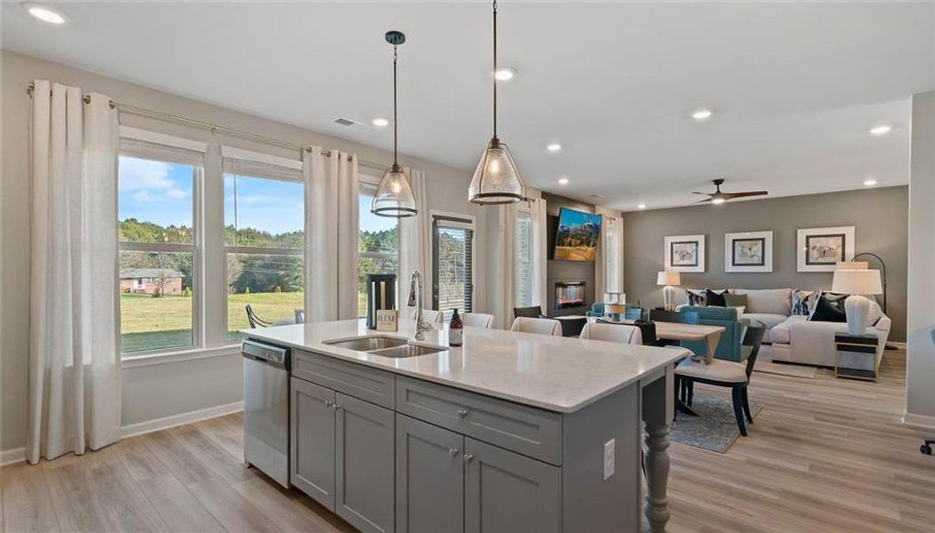 Furnished interior view inside a new home in Adagio, Dacula (Image 15).
