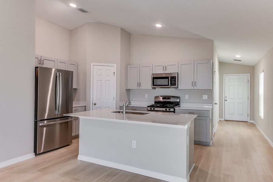 Furnished interior view inside a new home in Crosswinds, Haines City (Image 8).