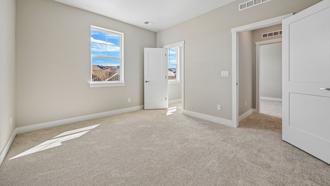 Inviting bedroom designed with comfort in mind