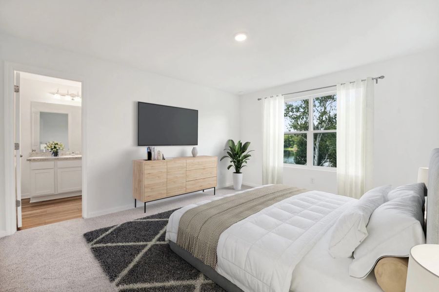 Representative furnished interior of a home built from the Nebula by Starlight Homes in Aster Towns, Summerville (Image 8).