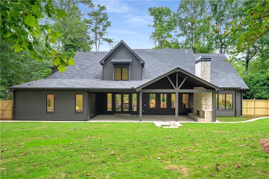 Exterior details and patio area of a home in , Powder Springs (Image 34).