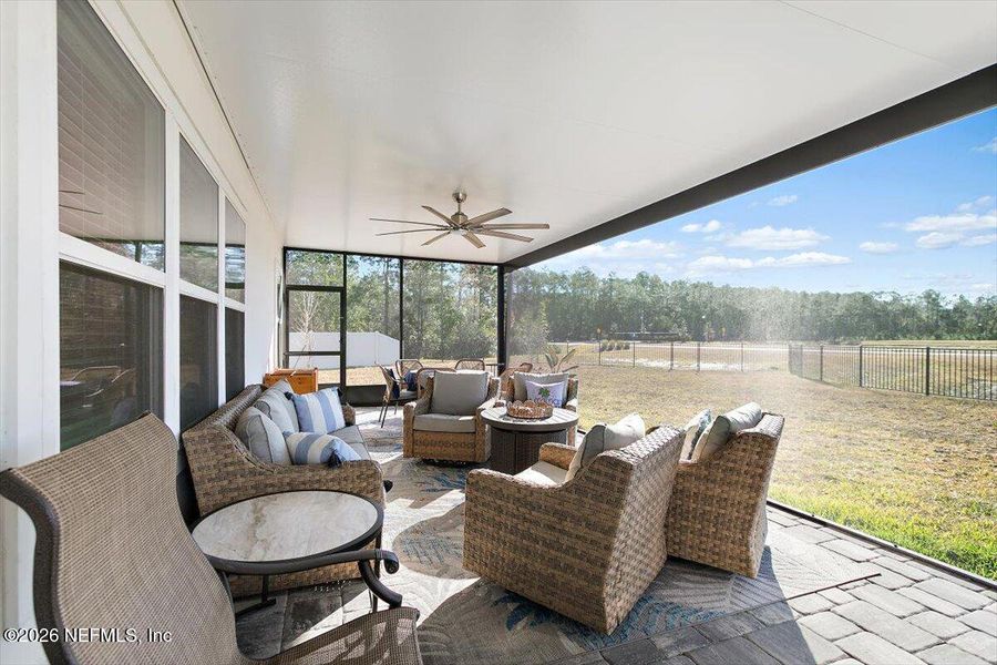 Exterior details and patio area of a home in Dorado at Entrada, St. Augustine (Image 20).