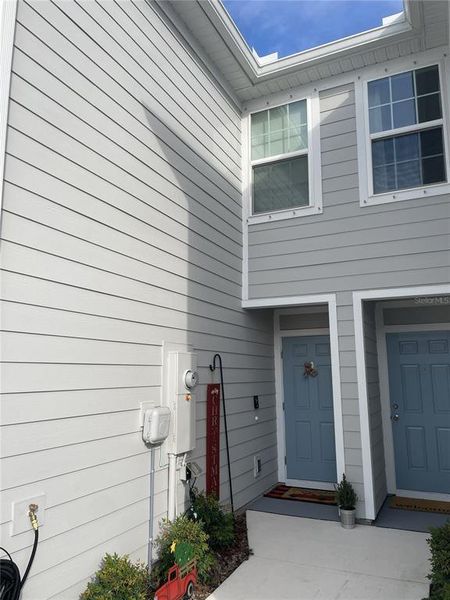 Exterior details and patio area of a home in , New Port Richey (Image 4). Exterior details and patio area of a home in , New Port Richey (Image 4).
