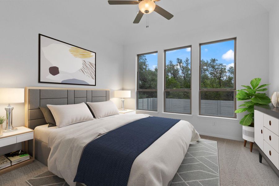 Primary Bedroom - Virtually Staged Primary Bedroom - Virtually Staged