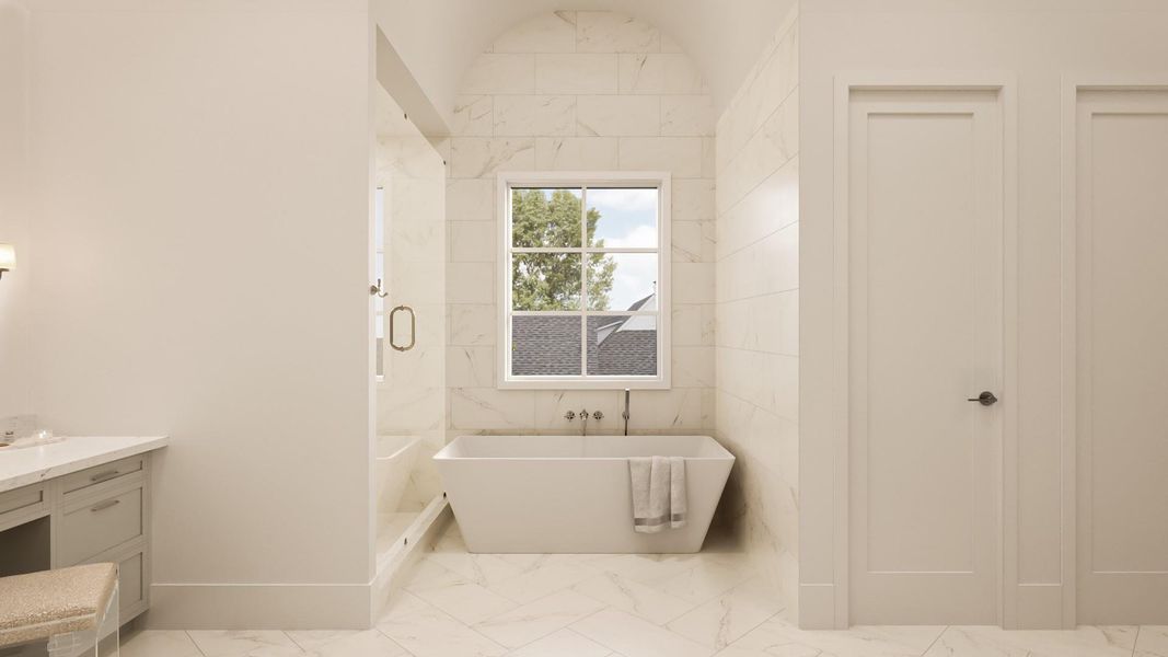 Primary Bathroom - Virtual Rendering