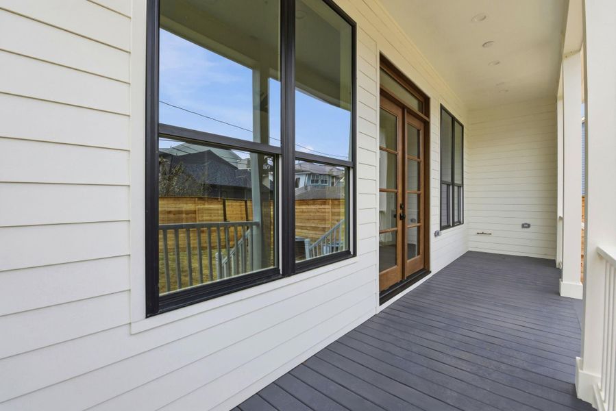 Exterior details and patio area of a home in , Houston (Image 3). Exterior details and patio area of a home in , Houston (Image 3).