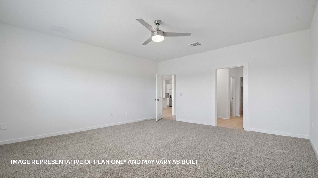Spacious, unfurnished interior of a new home in Valverde, Bastrop (Image 18).