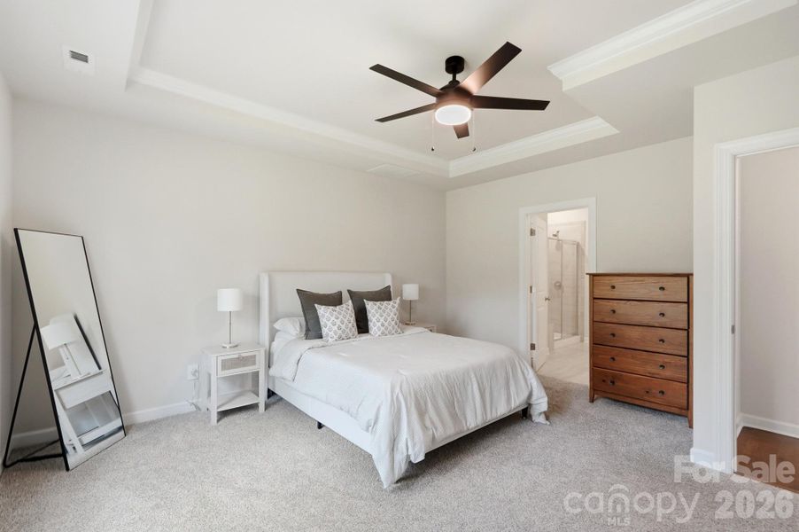 Furnished interior view inside a new home in , Charlotte (Image 8).
