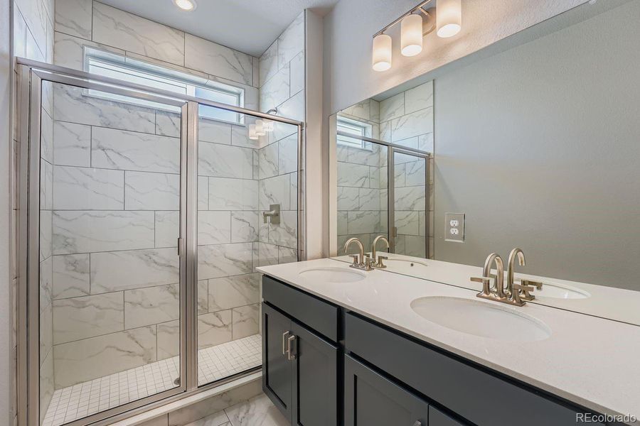 Furnished interior view inside a new home in Wolf Creek Run, Strasburg (Image 4).