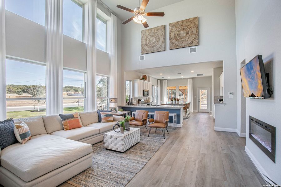 Furnished interior view inside a new home in Stillwater Ranch, San Antonio (Image 18).