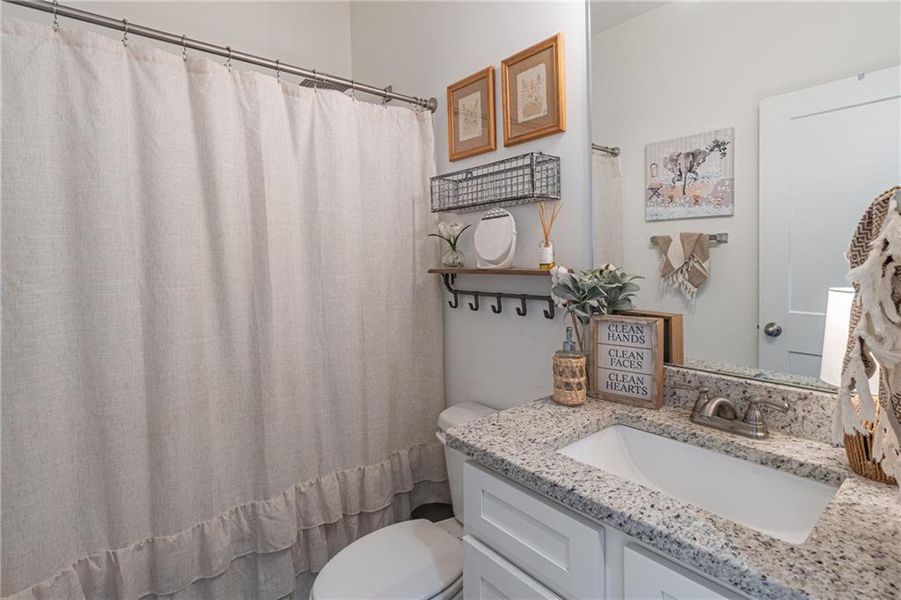 Furnished interior view inside a new home in River Station, Monroe (Image 35).