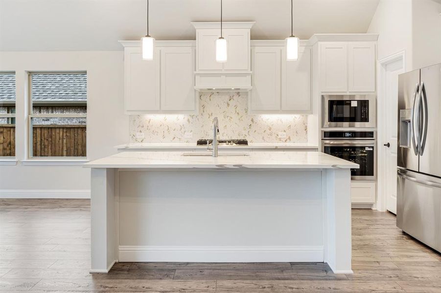 Furnished interior view inside a new home in Woodstone, Providence Village (Image 6). Furnished interior view inside a new home in Woodstone, Providence Village (Image 6).