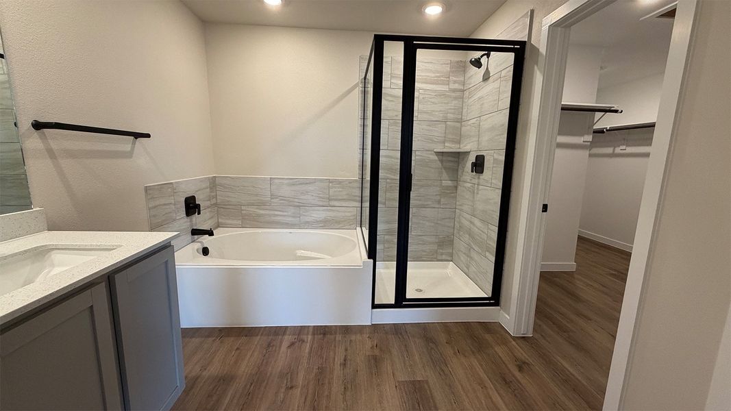 Furnished interior view inside a new home in The Lakes Northwest, Corpus Christi (Image 11).