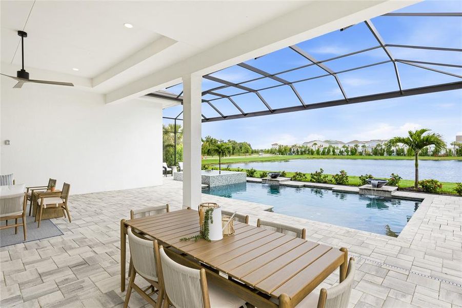 Exterior details and patio area of a home in , Sarasota (Image 34).