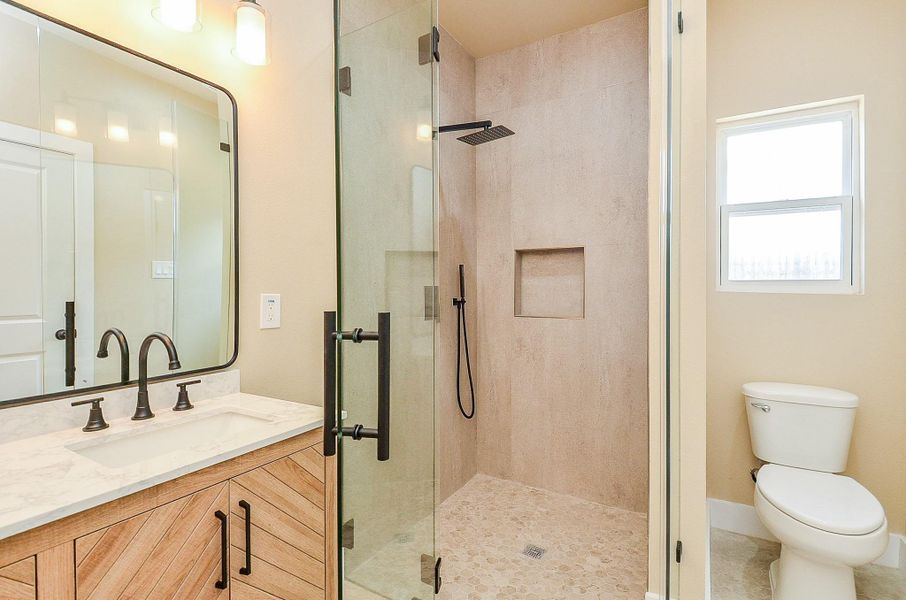 Furnished interior view inside a new home in , Sugar Land (Image 16).