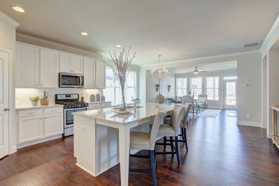 Furnished interior view inside a new home in Terraces at Paravel, Acworth (Image 5).