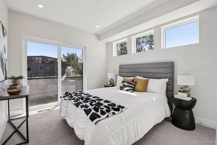 Furnished interior view inside a new home in , Denver (Image 6).
