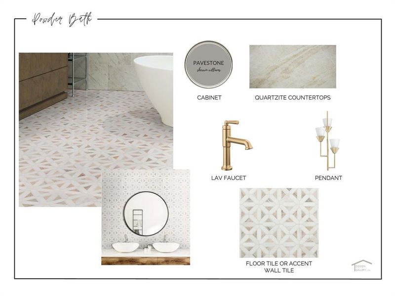 Whistler Design package- all materials subject to change depending on availability