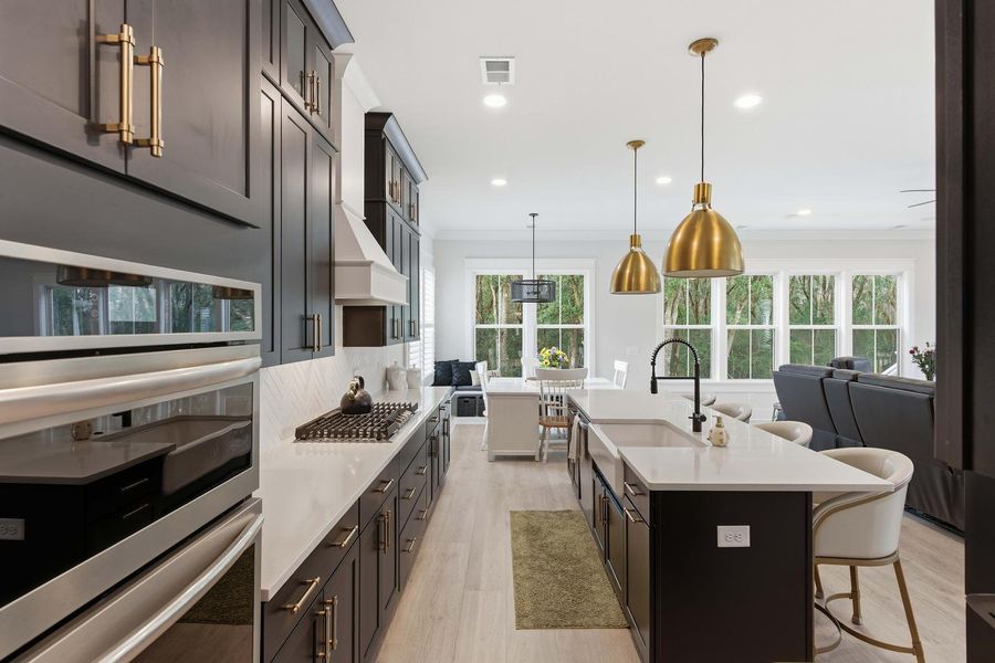 Furnished interior view inside a new home in Overlook at Copahee Sound, Awendaw (Image 34). Furnished interior view inside a new home in Overlook at Copahee Sound, Awendaw (Image 34).