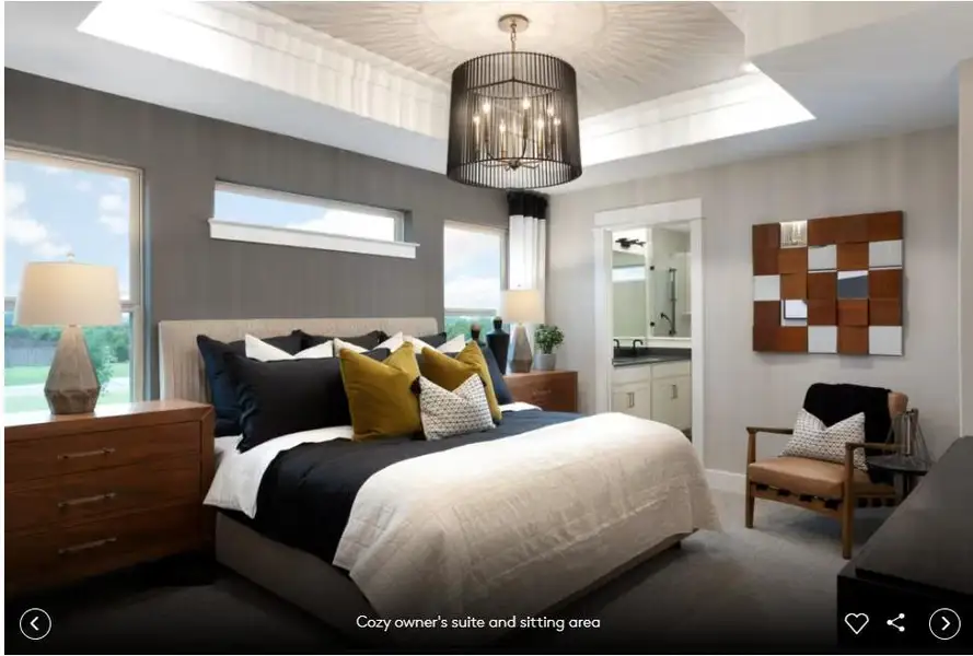 Photo of Pulte model home with same floor plan, not of actual home listed. Photo of Pulte model home with same floor plan, not of actual home listed.