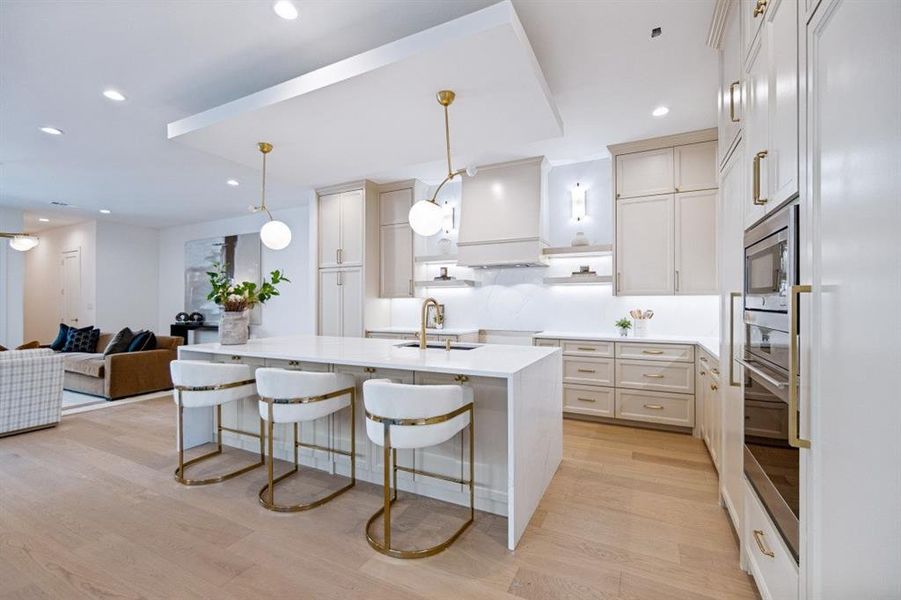 Furnished interior view inside a new home in , Dallas (Image 5).