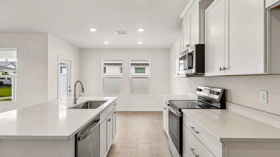 Furnished interior view inside a new home in Cyrene at Harmony, St. Cloud (Image 16).