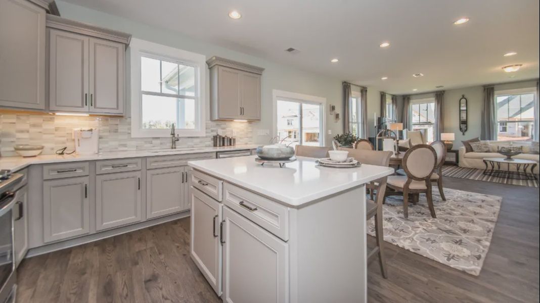 Furnished interior view inside a new home in Sidney Creek Single Family, Zebulon (Image 21).