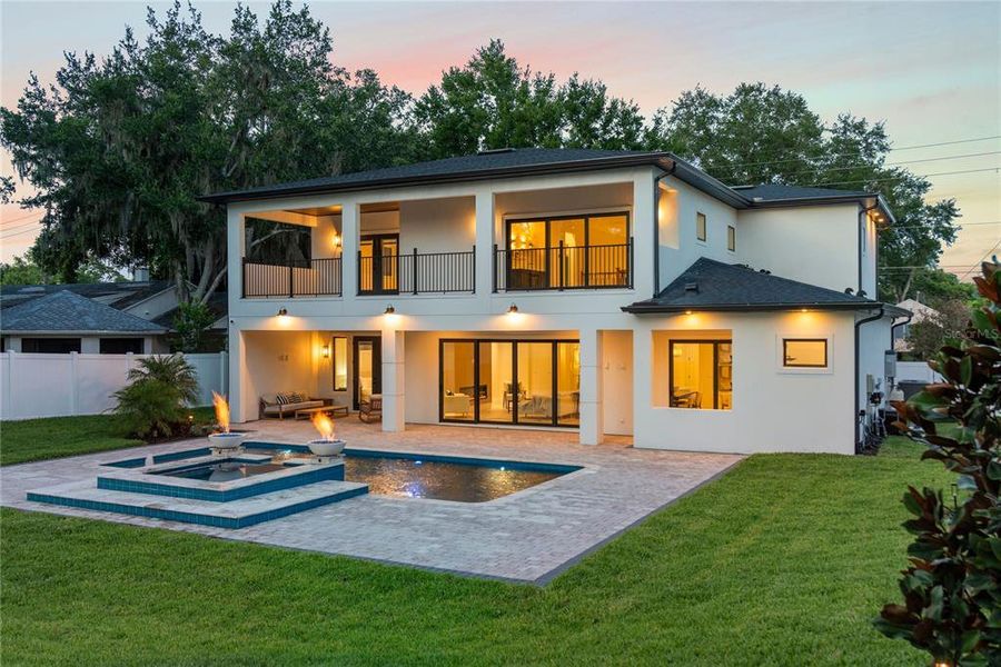 Front exterior of a new home in , Orlando, FL, highlighting curb appeal (Image 35). Front exterior of a new home in , Orlando, FL, highlighting curb appeal (Image 35).
