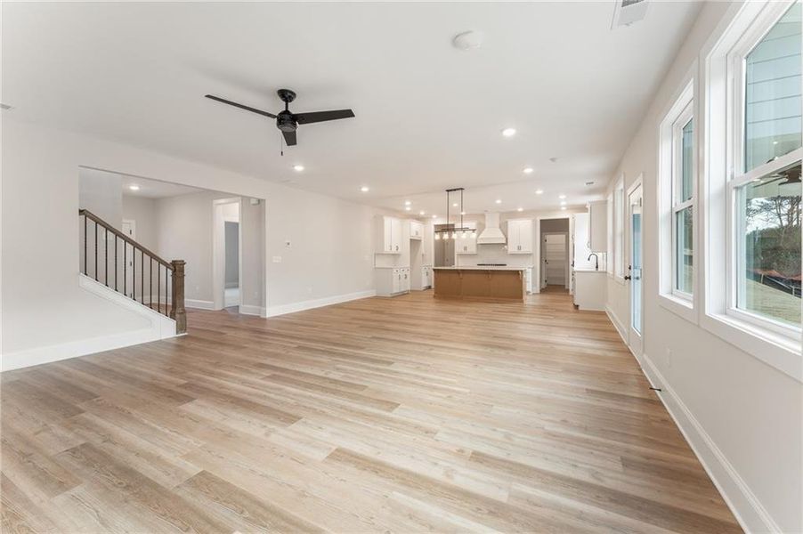 Spacious, unfurnished interior of a new home in , Marietta (Image 53).