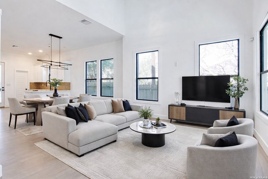 Furnished interior view inside a new home in , San Antonio (Image 11).