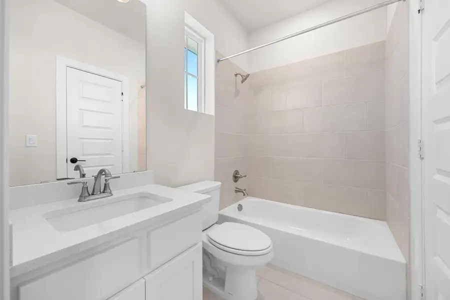 Furnished interior view inside a new home in Rough Hollow - Las Brisas, Austin (Image 9).