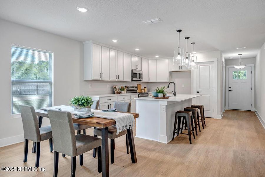 Furnished interior view inside a new home in , Jacksonville (Image 13).