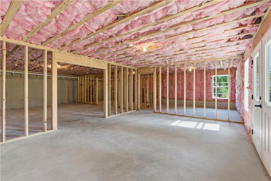 In-progress construction of a new home in , Dallas, GA (Image 58).