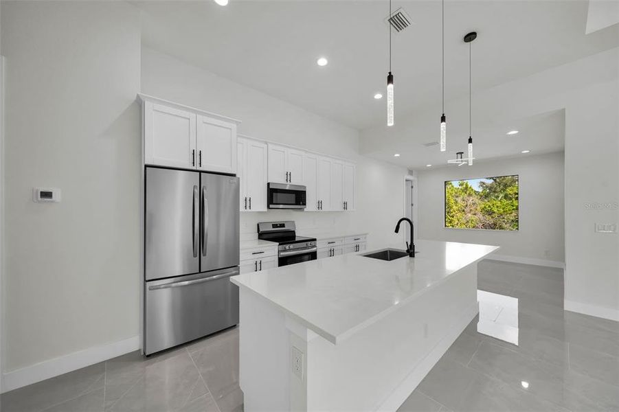 Furnished interior view inside a new home in , Port Charlotte (Image 5). Furnished interior view inside a new home in , Port Charlotte (Image 5).