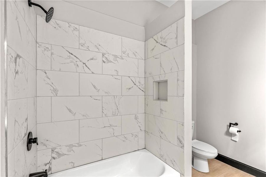 Furnished interior view inside a new home in , Atlanta (Image 18).