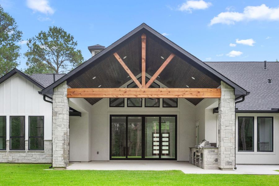 Exterior details and patio area of a home in , Montgomery (Image 33).