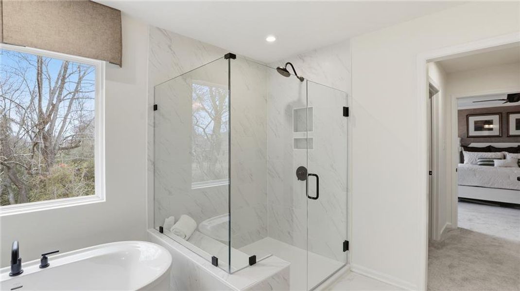 Furnished interior view inside a new home in , Dawsonville (Image 52).