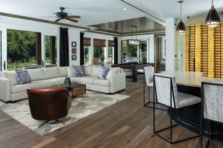 Furnished interior view inside a new home in , Gainesville (Image 7).