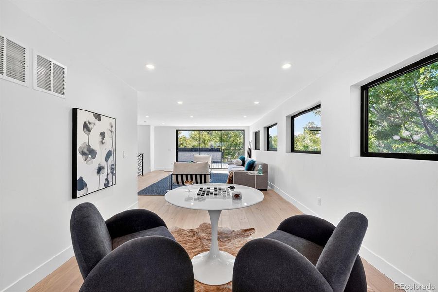 Penthouse game or gathering spot