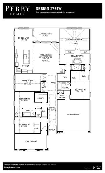 2D floor plan layout of this home in Valencia 60', Manvel, TX (Image 4).