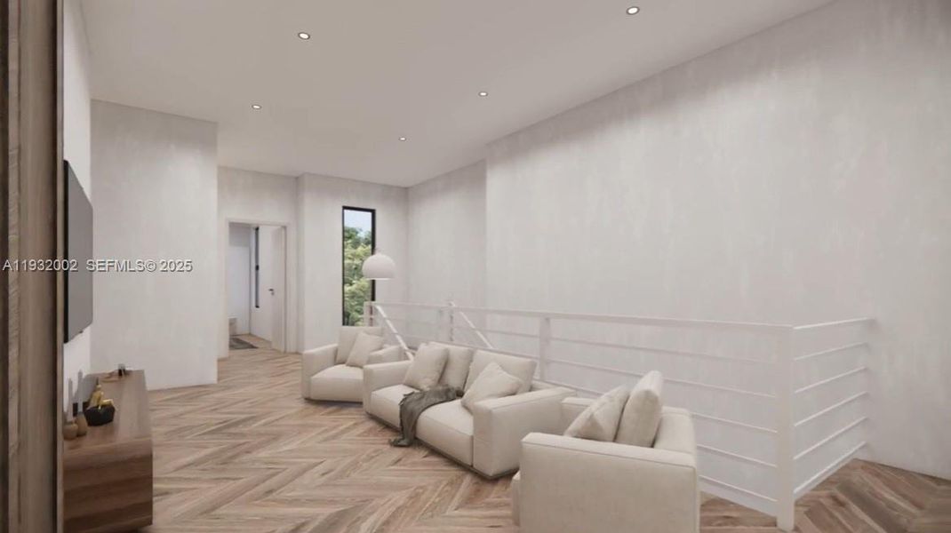 Furnished interior view inside a new home in , Miami (Image 14). Furnished interior view inside a new home in , Miami (Image 14).