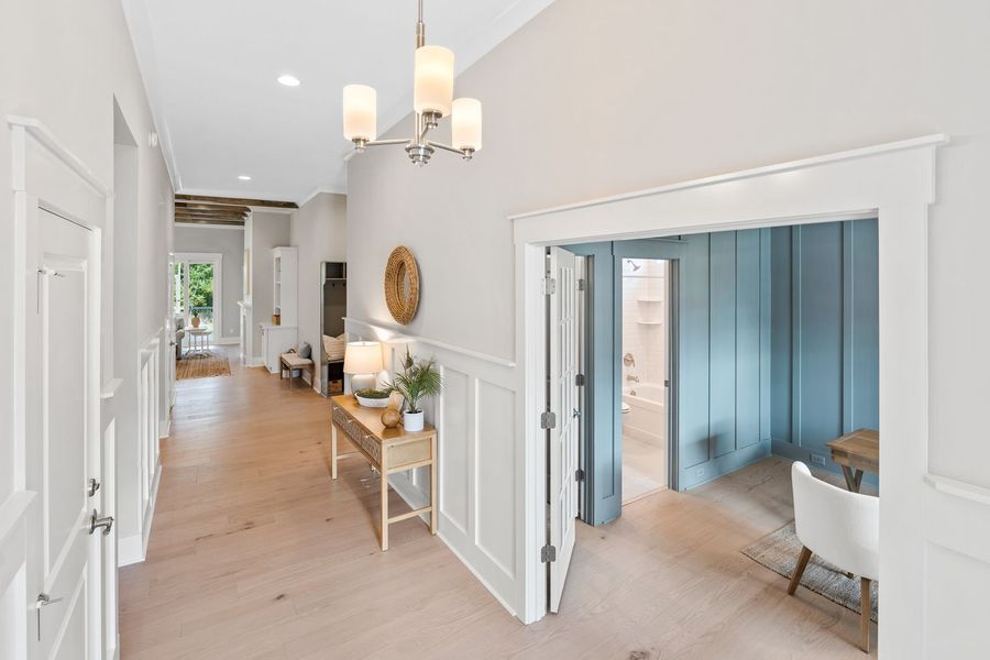 Representative furnished interior of a home built from the Beckett by Bill Clark Homes in Riverside Cove, Wilmington (Image 12).
